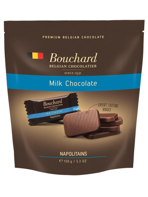 Мини-шоколад Bouchard Napolitains молочный, 150г