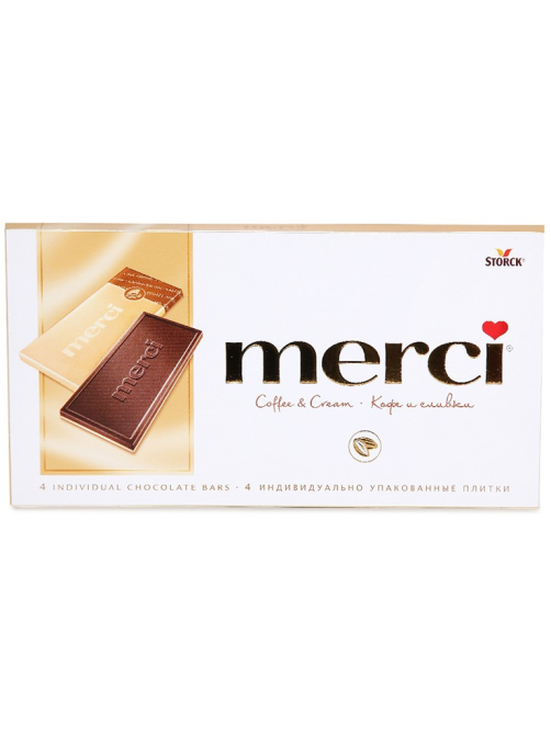 Шоколад Merci Кофе и сливки, 100г