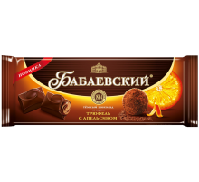 Шоколад Бабаевский Трюфель с апельсином, 170г