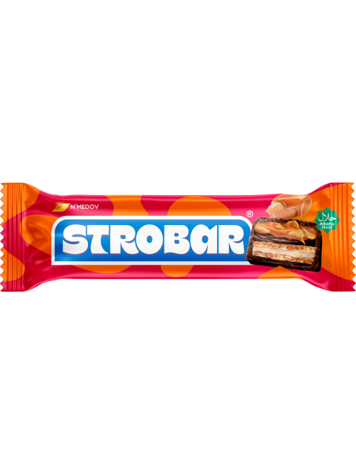Батончик шоколадный Strobar с орехами, 40г х 18 шт