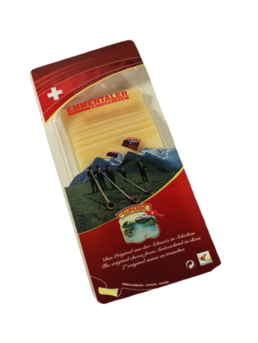 Сыр Le Superbe Emmentaler полутвердый нарезка 50%, 150г