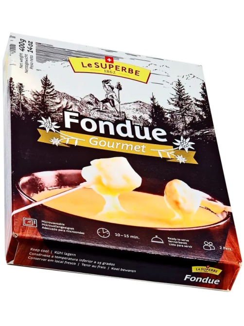 Сыр Le Superbe Swiss Gourmet для фондю полутвердый 40%, 400г