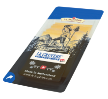 Сыр Le Superbe Le Gruyere твердый нарезка 50%, 150г