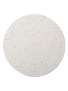 Салфетка сервировочная Domenik White Weave плетеная белая