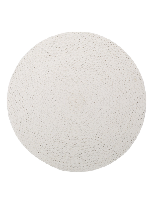 Салфетка сервировочная Domenik White Weave плетеная белая