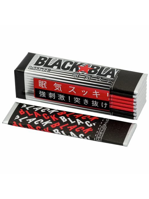 Жевательная резинка Lotte Black Black, 26г