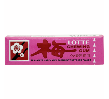 Жевательная резинка Lotte Умэ с японской сливой, 26г