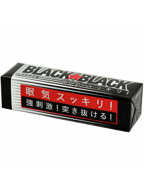 Жевательная резинка Lotte Black Black, 26г
