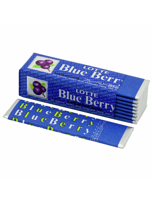 Жевательная резинка Lotte Blue Berry, 26г