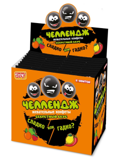 Конфета жевательная Конфитой Гамми фрут челлендж, 15г x 30 шт