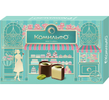 Набор шоколадных конфет Комильфо с двухслойной начинкой со вкусом фисташки, 116г