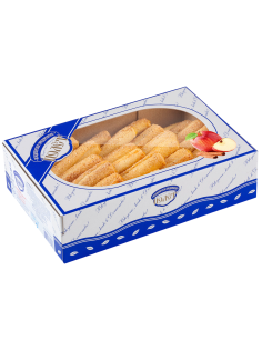 Печенье слоеное Полет Лимоньерки с яблоком и корицей, 500г