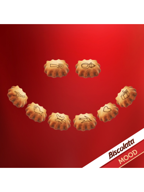 Печенье Biscolata Mood с шоколадной начинкой, 115г