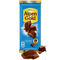 Шоколад молочный Alpen Gold 80г