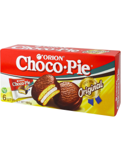 Пирожное Orion Choco Pie бисквитное в глазури, 180г