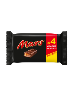 Батончик шоколадный Mars (40.5г х 4шт), 162г
