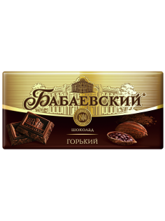 Шоколад Бабаевский горький 58.5% какао, 75г
