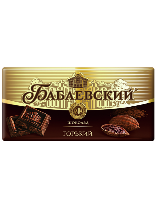 Шоколад Бабаевский горький 58.5% какао, 75г