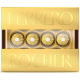 Набор конфет Ferrero Rocher хрустящие из молочного шоколада, 125г