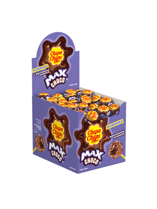 Карамель Chupa Chups Max Choco, 16г x 70 шт
