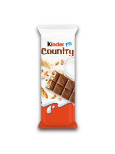 Шоколад молочный Kinder Country с молочно-злаковой начинкой, 23.5г
