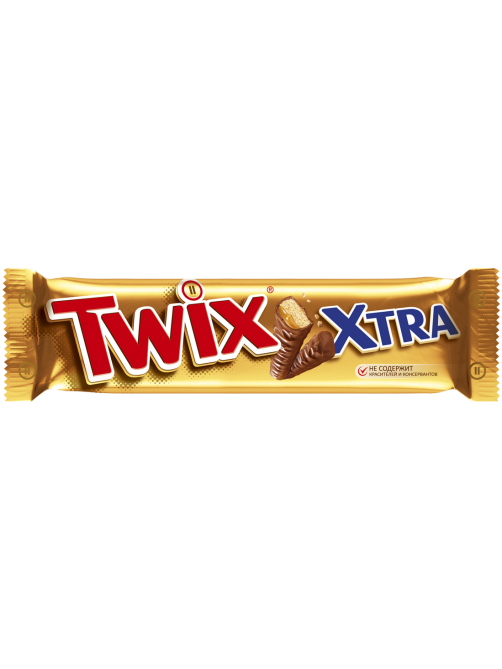 Батончик шоколадный Twix Xtra, 82г