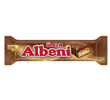 Батончик шоколадный Ulker Albeni с печеньем и карамелью, 40г