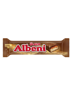 Батончик шоколадный Ulker Albeni с печеньем и карамелью, 40г