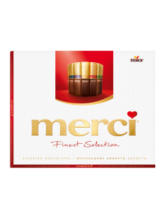 Набор шоколадных конфет Merci Finest Selection Ассорти, 250г