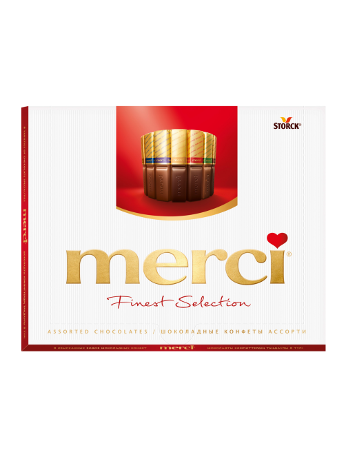 Набор шоколадных конфет Merci Finest Selection Ассорти, 250г