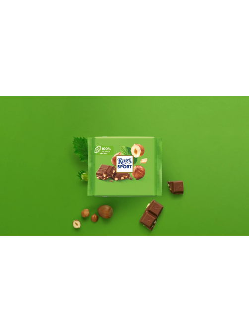Шоколад Ritter Sport молочный лесной орех, 100г