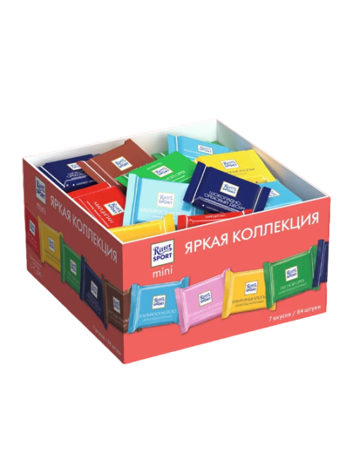 Набор мини-шоколада Ritter Sport Mini 7 вкусов, 1.4кг