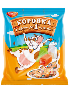 Конфеты Рот Фронт Коровка молочные, 180г