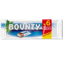 Батончик шоколадный Bounty 27.5г х 6шт, 165г