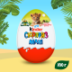Шоколадное яйцо Kinder Сюрприз Maxi c молочным внутренним слоем и большой игрушкой внутри, 100г