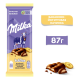 Шоколад Milka Bubbles Банан-йогурт пористый молочный, 87г