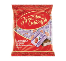 Конфеты Красный Октябрь Золотое суфле черносмородиновое, 200г