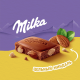 Шоколад Milka Цельный миндаль молочный, 80г