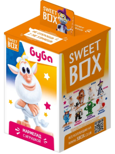 Мармелад жевательный Sweet Box с игрушкой буба, 10г