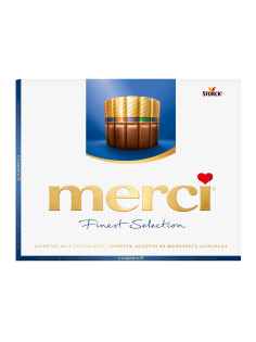 Набор шоколадных конфет Merci Finest Selection Ассорти из молочного шоколада, 250г