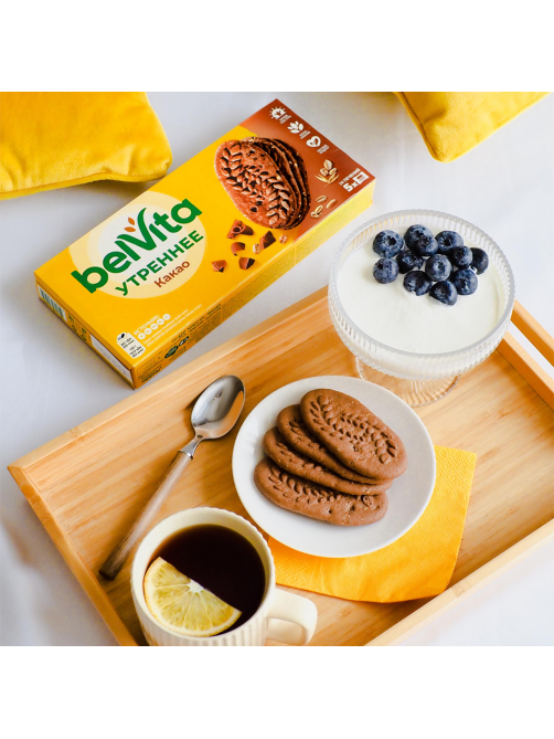 Печенье Belvita Утреннее с какао, 225г