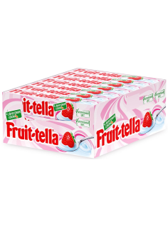 Конфеты жевательные Fruittella Клубничная с йогуртом, 41г x 21 шт