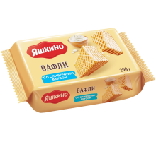 Вафли Яшкино со сливочным вкусом, 200г