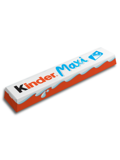 Шоколад молочный Kinder Maxi с молочной начинкой, 21г