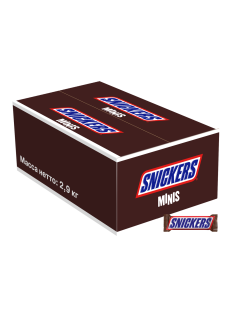 Конфеты шоколадные Snickers Minis, 2.9кг