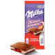 Шоколад Milka Клубника со сливками молочный, 80г