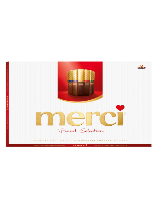 Набор шоколадных конфет Merci Finest Selection Ассорти, 400г