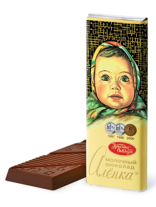 Шоколад Красный Октябрь Аленка молочный, 20г