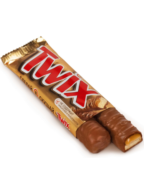 Батончик шоколадный Twix 55г
