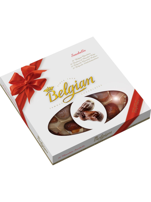 Набор шоколадных конфет Belgian Ракушки, 250г